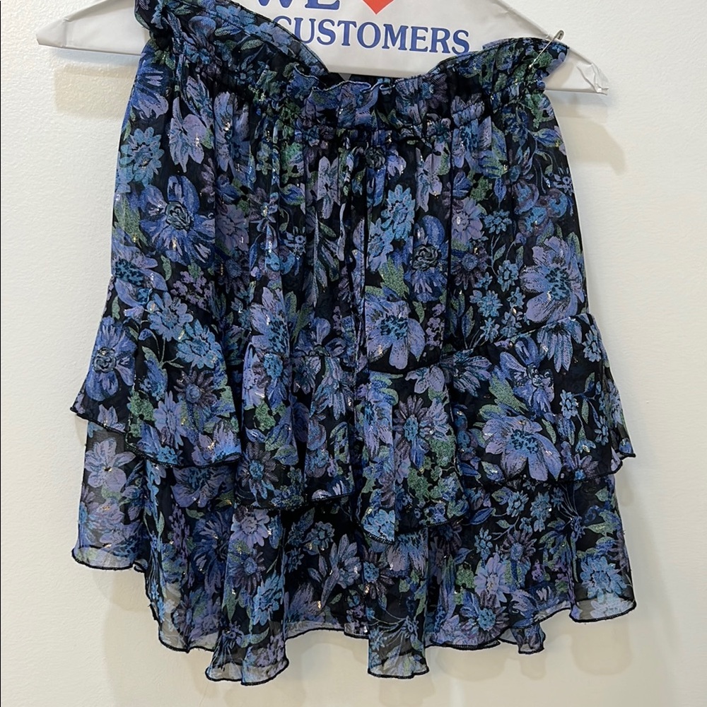 Sabina Musayev Floral Mini Skirt